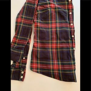 JCrew Perfect Shirt Tartan Plaid Button Down